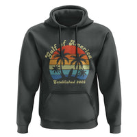 Gulf of America Hoodie Island Palm Summer Beach Vibes Established 2025