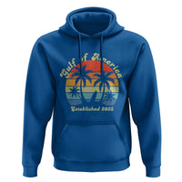 Gulf of America Hoodie Island Palm Summer Beach Vibes Established 2025