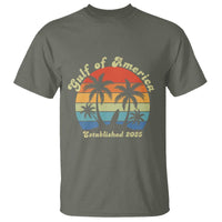 Gulf of America T Shirt Island Palm Summer Beach Vibes Established 2025