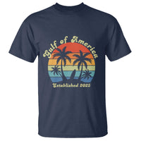Gulf of America T Shirt Island Palm Summer Beach Vibes Established 2025