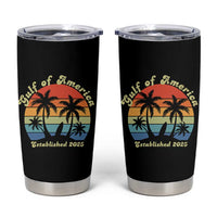 Gulf of America Tumbler Cup Island Palm Summer Beach Vibes Established 2025