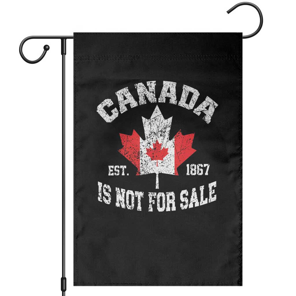 Canada is Not For Sale Garden Flag Proudly Canadian Independence Flag EST. 1867 - Wonder Print Shop