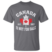 Canada is Not For Sale T Shirt Proudly Canadian Independence Flag EST. 1867