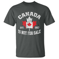 Canada is Not For Sale T Shirt Proudly Canadian Independence Flag EST. 1867