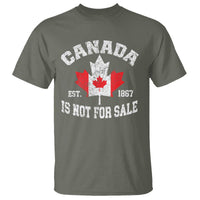 Canada is Not For Sale T Shirt Proudly Canadian Independence Flag EST. 1867