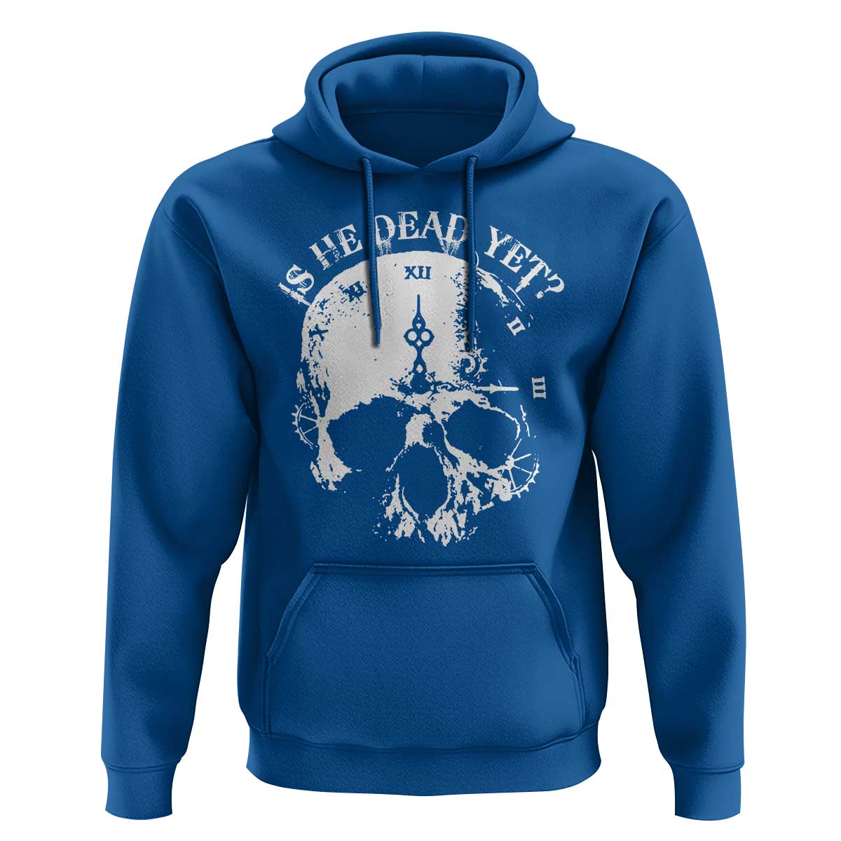 Is He Dead Yet Hoodie Skull Distressed