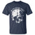Is He Dead Yet T Shirt Skull Distressed