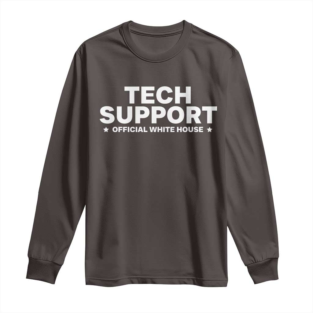 Tech Support Long Sleeve Shirt Elon Musk's Doge Official White House