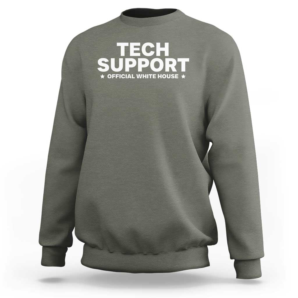 Tech Support Sweatshirt Elon Musk's Doge Official White House