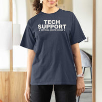 Tech Support T Shirt For Women Elon Musk's Doge Official White House