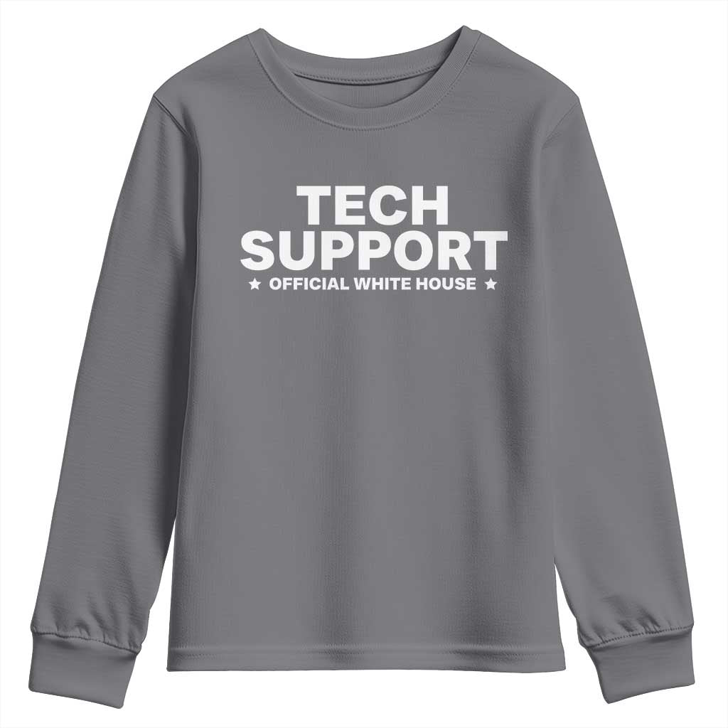 Tech Support Youth Sweatshirt Elon Musk's Doge Official White House