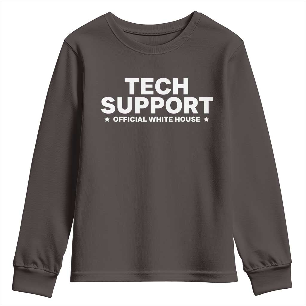 Tech Support Youth Sweatshirt Elon Musk's Doge Official White House