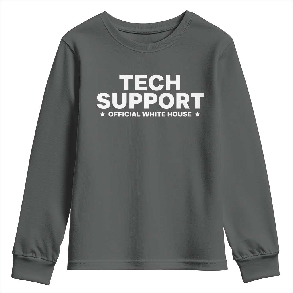 Tech Support Youth Sweatshirt Elon Musk's Doge Official White House