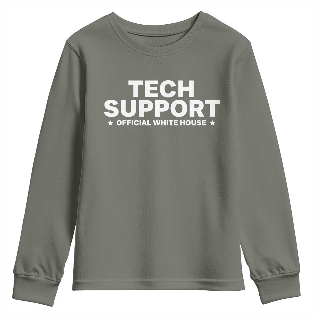 Tech Support Youth Sweatshirt Elon Musk's Doge Official White House