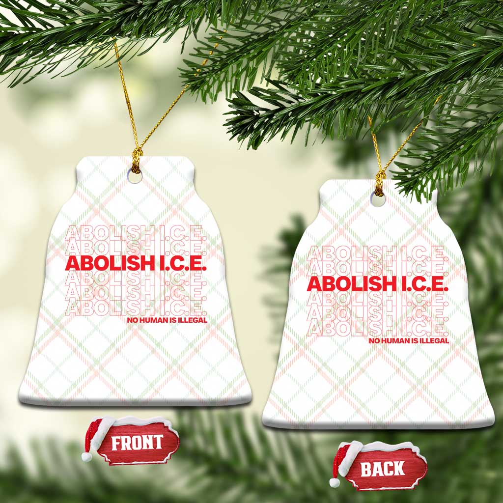 Abolish Ice No Human Is Illegal Ceramic Ornament Social Justice
