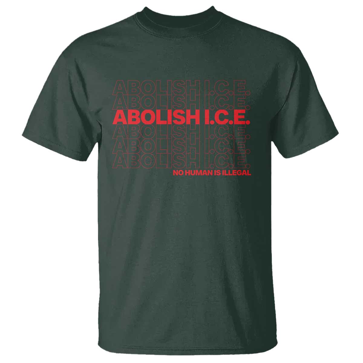Abolish Ice No Human Is Illegal T Shirt Social Justice