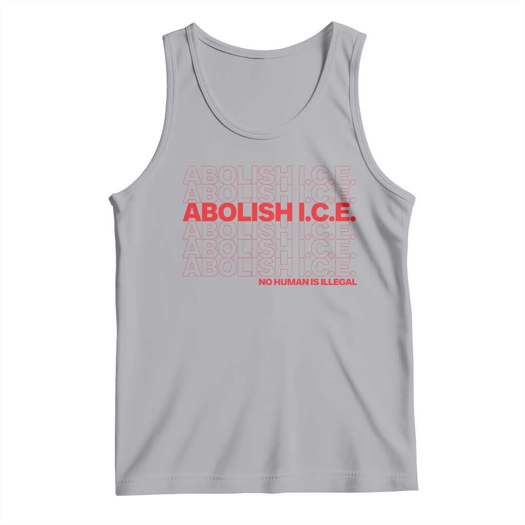 Abolish Ice No Human Is Illegal Tank Top Social Justice