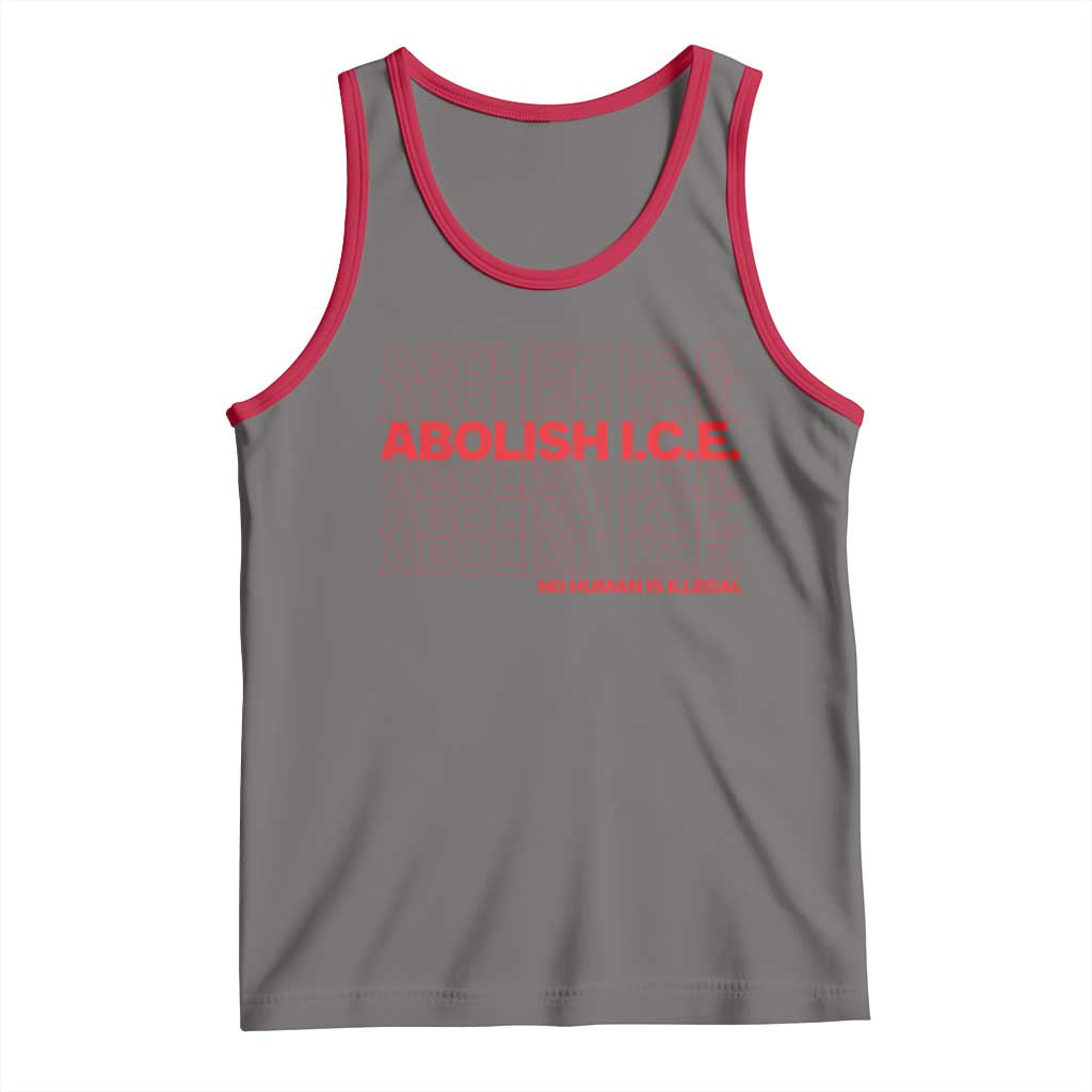 Abolish Ice No Human Is Illegal Tank Top Social Justice