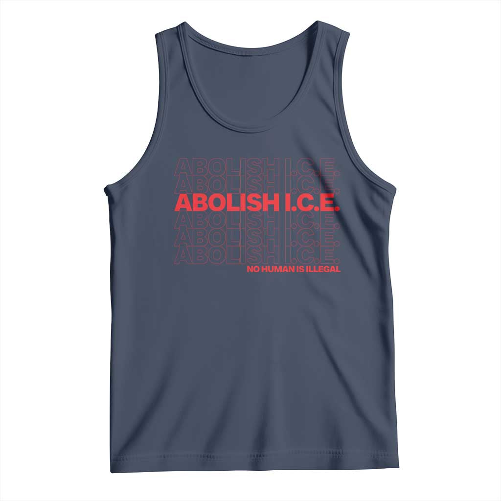 Abolish Ice No Human Is Illegal Tank Top Social Justice