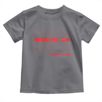 Abolish Ice No Human Is Illegal Toddler T Shirt Social Justice