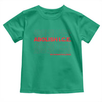 Abolish Ice No Human Is Illegal Toddler T Shirt Social Justice