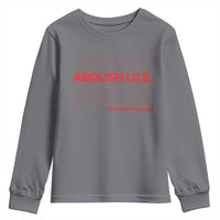 Abolish Ice No Human Is Illegal Youth Sweatshirt Social Justice