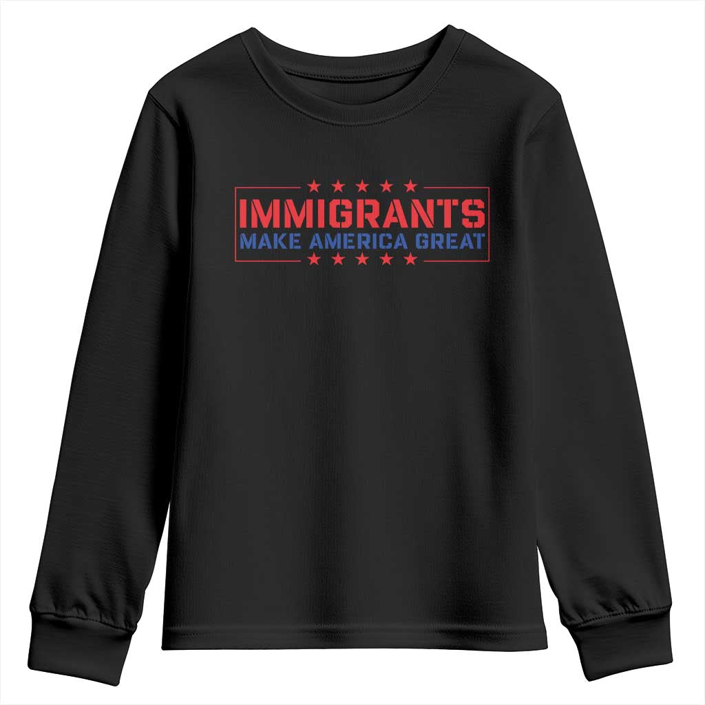 Immigrants Make America Great Youth Sweatshirt