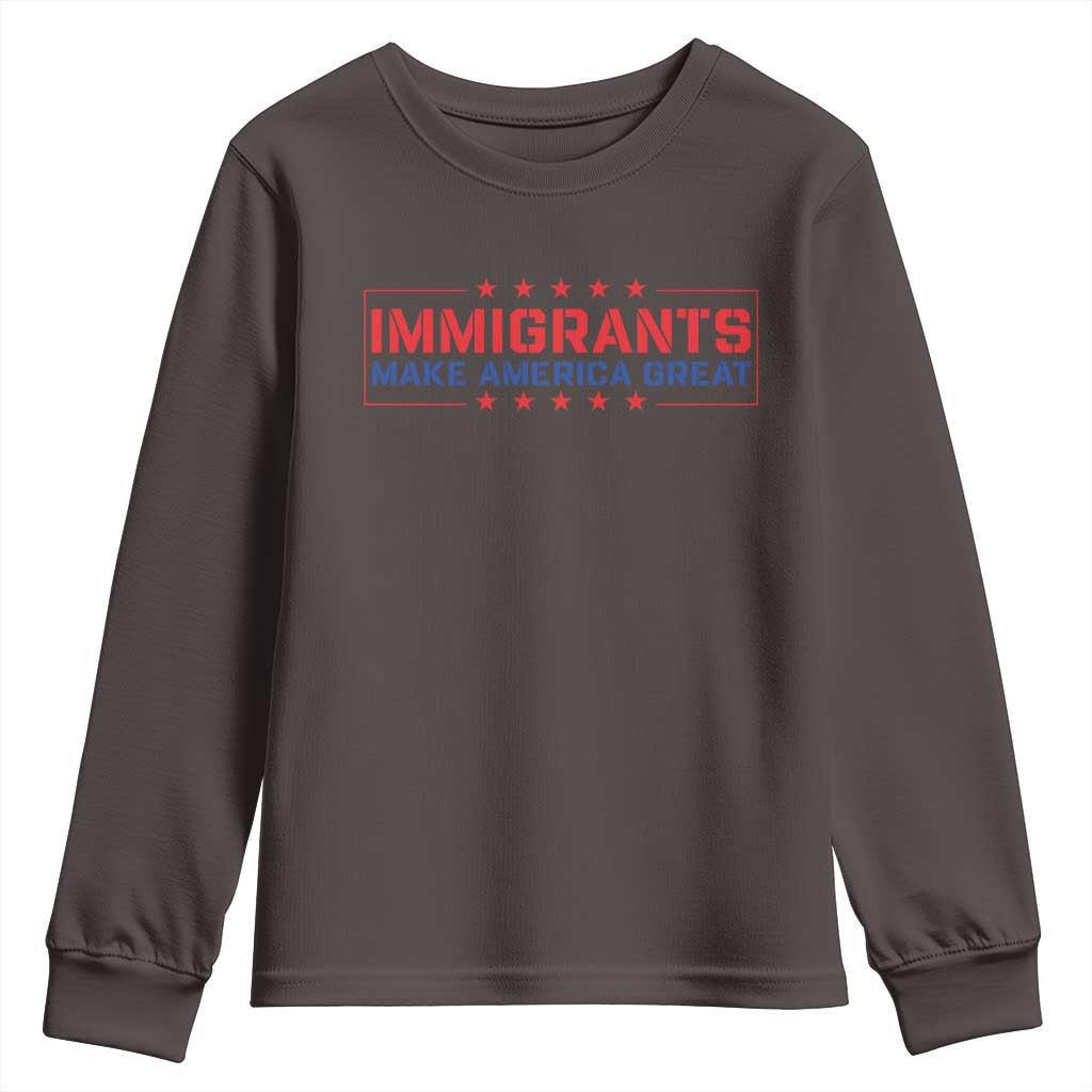Immigrants Make America Great Youth Sweatshirt