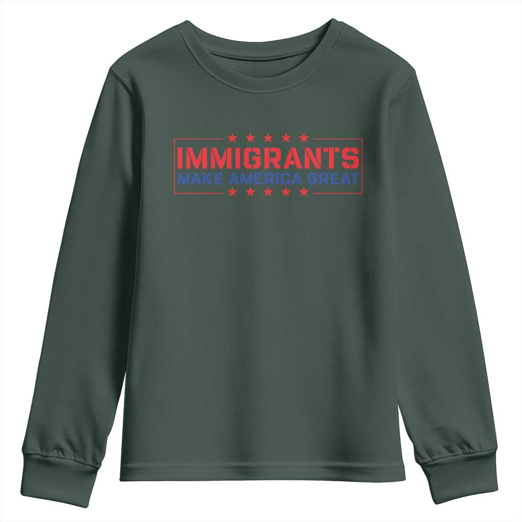 Immigrants Make America Great Youth Sweatshirt