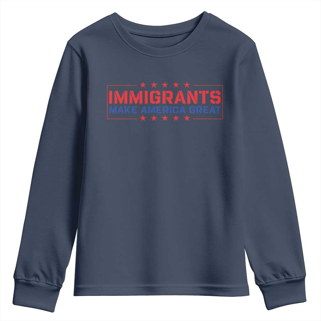 Immigrants Make America Great Youth Sweatshirt
