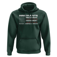 Immigrants Make America Great Hoodie American Flag