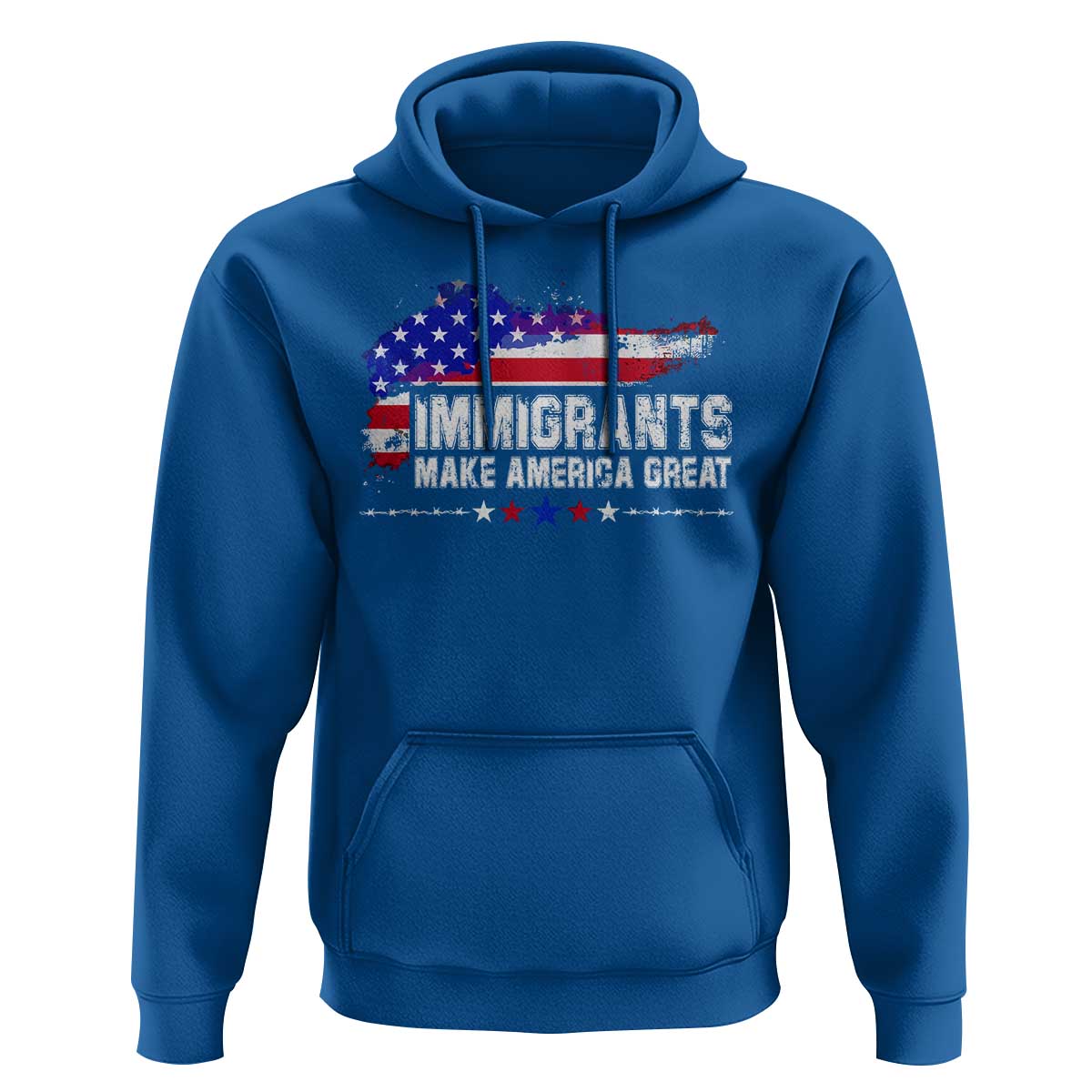Immigrants Make America Great Hoodie American Flag Pro Immigration