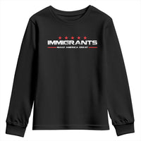 Immigrants Make America Great Youth Sweatshirt Pro Immigrant Resist Racist