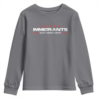 Immigrants Make America Great Youth Sweatshirt Pro Immigrant Resist Racist