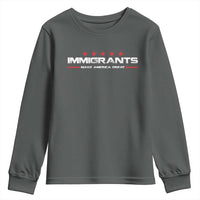 Immigrants Make America Great Youth Sweatshirt Pro Immigrant Resist Racist