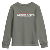 Immigrants Make America Great Youth Sweatshirt Pro Immigrant Resist Racist
