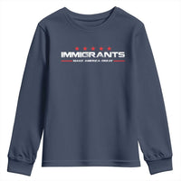 Immigrants Make America Great Youth Sweatshirt Pro Immigrant Resist Racist