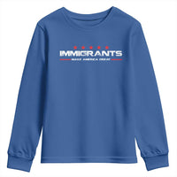 Immigrants Make America Great Youth Sweatshirt Pro Immigrant Resist Racist
