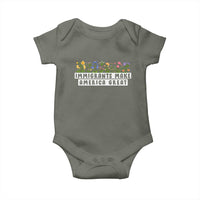 Immigrants Make America Great Baby Onesie Pro Immigration
