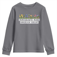 Immigrants Make America Great Youth Sweatshirt Pro Immigration