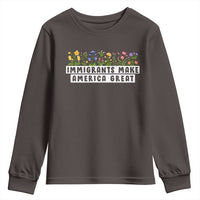 Immigrants Make America Great Youth Sweatshirt Pro Immigration