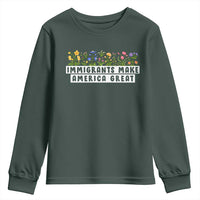 Immigrants Make America Great Youth Sweatshirt Pro Immigration