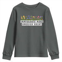 Immigrants Make America Great Youth Sweatshirt Pro Immigration