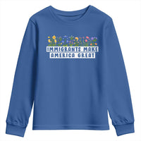 Immigrants Make America Great Youth Sweatshirt Pro Immigration