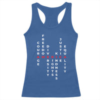 Equal Rights Racerback Tank Top Courage Freedom Diversity Rights Kindness Justice Equality