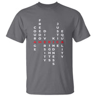 Equal Rights T Shirt Courage Freedom Diversity Rights Kindness Justice Equality