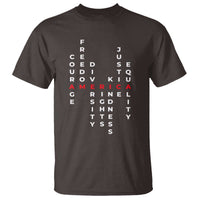 Equal Rights T Shirt Courage Freedom Diversity Rights Kindness Justice Equality