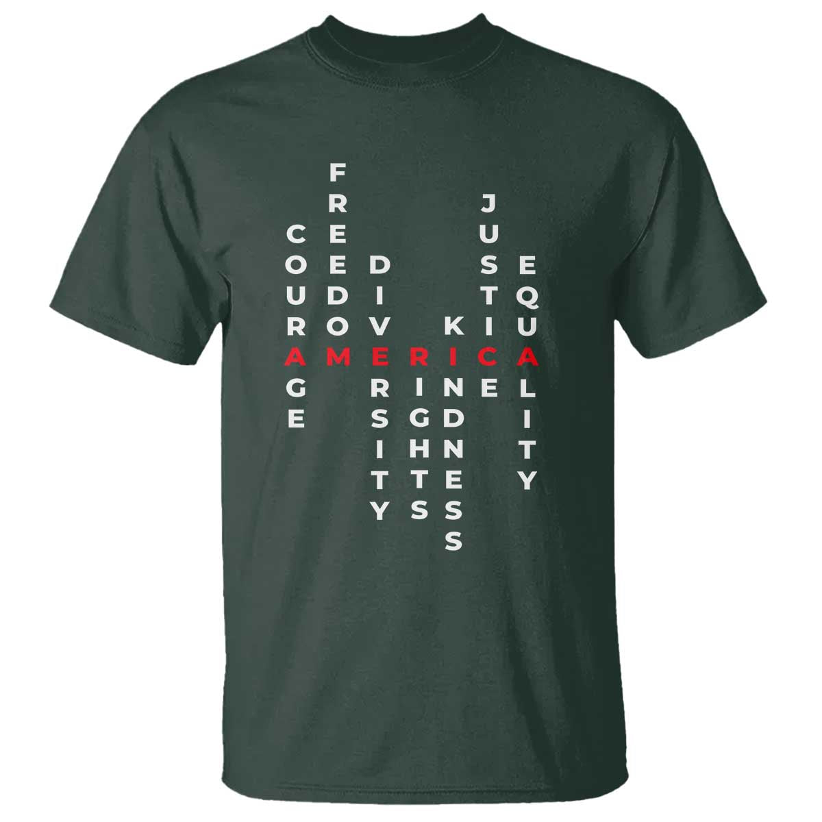 Equal Rights T Shirt Courage Freedom Diversity Rights Kindness Justice Equality