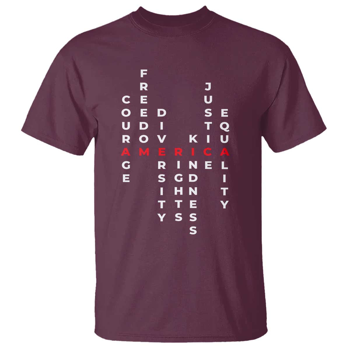 Equal Rights T Shirt Courage Freedom Diversity Rights Kindness Justice Equality