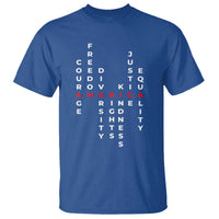 Equal Rights T Shirt Courage Freedom Diversity Rights Kindness Justice Equality